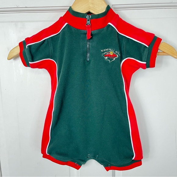 NHL Baby Outfit Size 3/6M Minnesota Wild - Picture 3 of 7